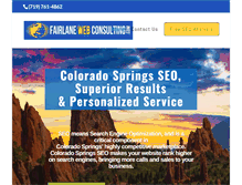 Tablet Screenshot of fairlanewebconsulting.com